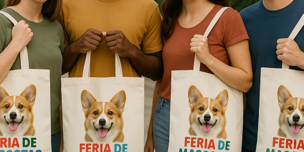 Estampación Textil, Bordados e Impresión DTF Rellinars · Bolsas de algodón / tote bags