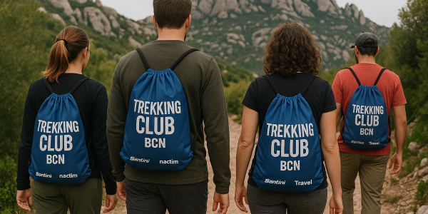 Estampación Textil, Bordados e Impresión DTF Rellinars · Mochilas de tela / Saco gym bag